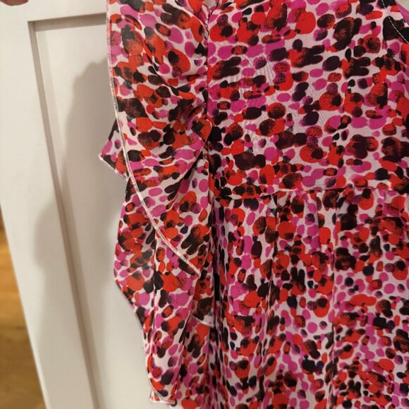 Anna Cate SS Flutter Sleeve Blouse - Picture 2 of 2